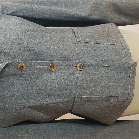 Harve Benard blazer. Tag removed . Grey aprox size 10 feels wool blend - Picture 6 of 11